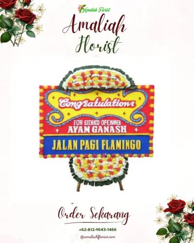 Bunga Papan Congratulation di Serangpanjang